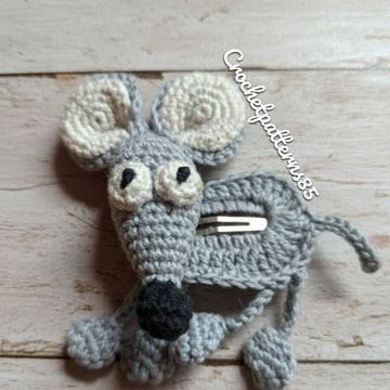 Silly Mouse Hair Clip English-US