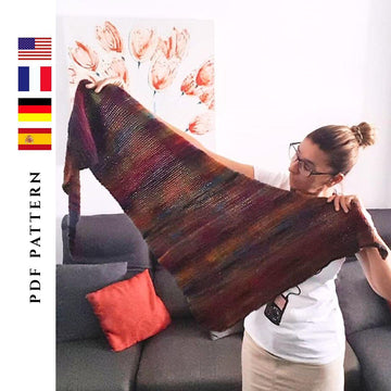 Asymmetrical Wrap Shawl