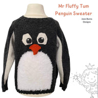 Mr Fluffy Tum Penguin Sweater