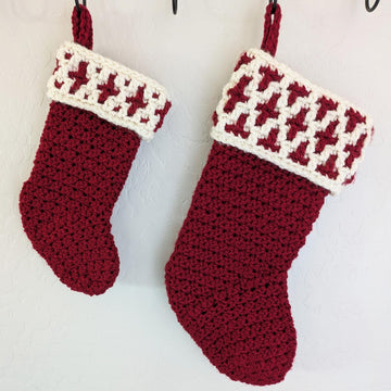 Mosaic Christmas Stockings