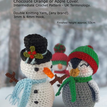 Chocolate Orange Covers - Snowman and Penguin