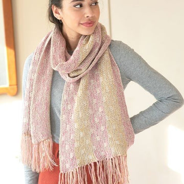 Arbela Scarf in Berroco Arno & Aerial - Downloadable PDF
