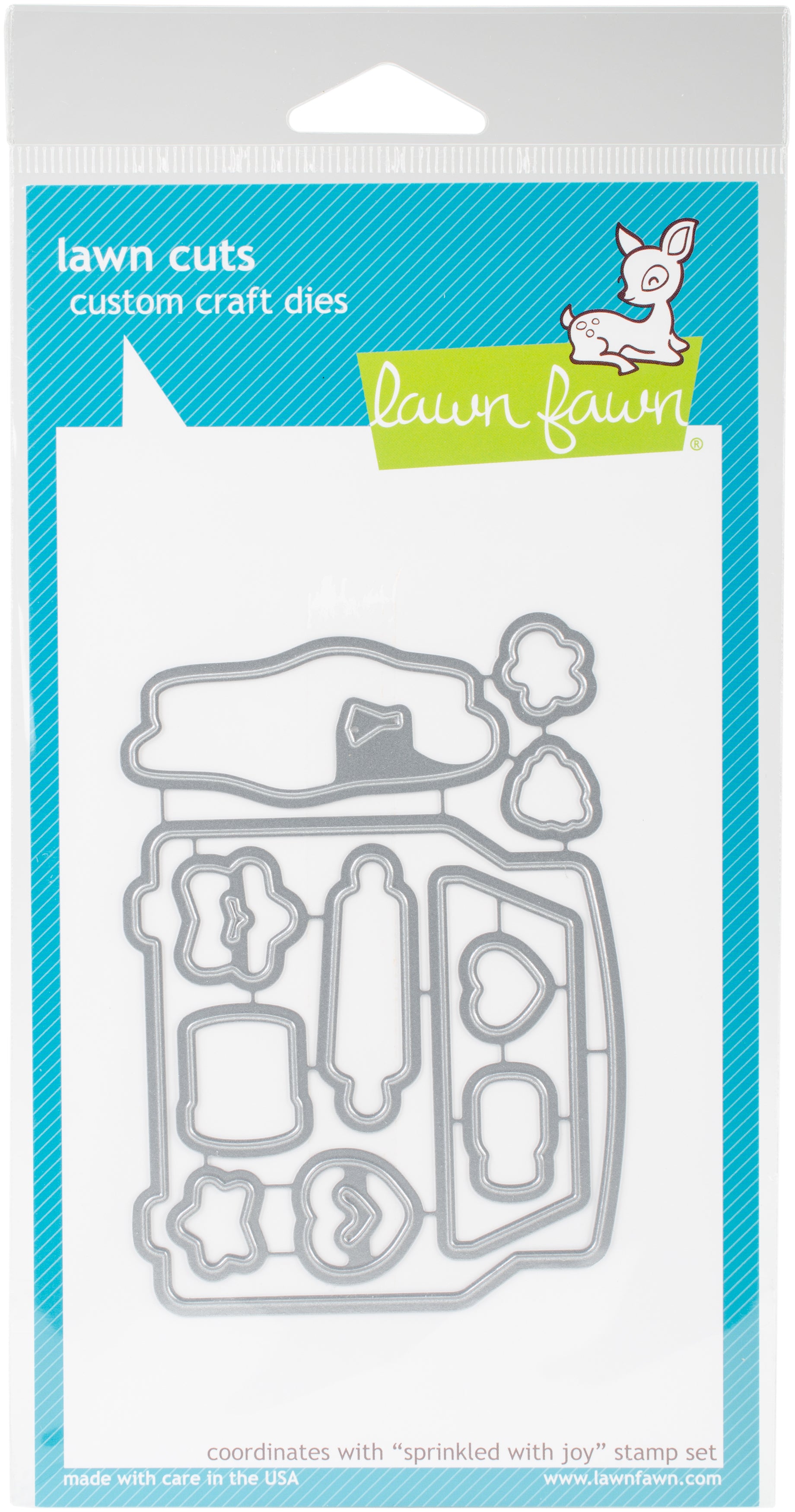 Lawn Fawn Lawn Cuts Custom Craft Die - Sprinkled With Joy