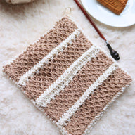 Peaks and Purls Potholder
