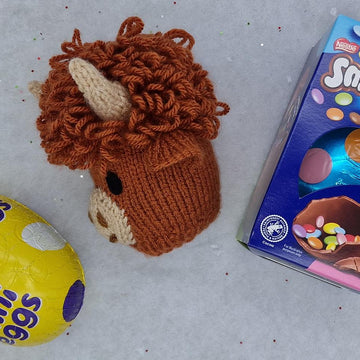Highland Cow Easter Egg Cosy
