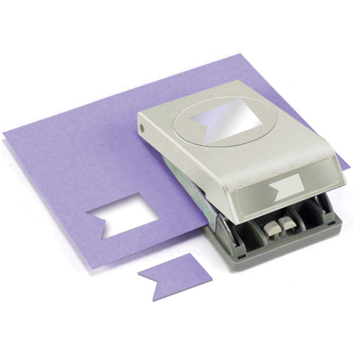 EK Success Large Punch - 2 Point Flag, 1.5"