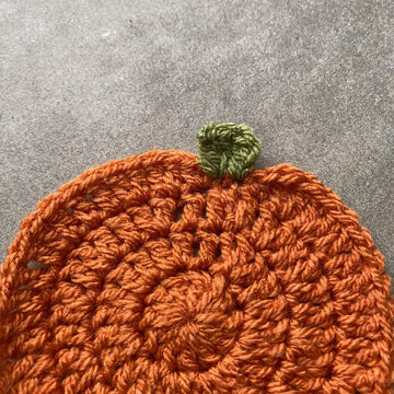 Crochet Pumpkin Coaster & Garland Decoration
