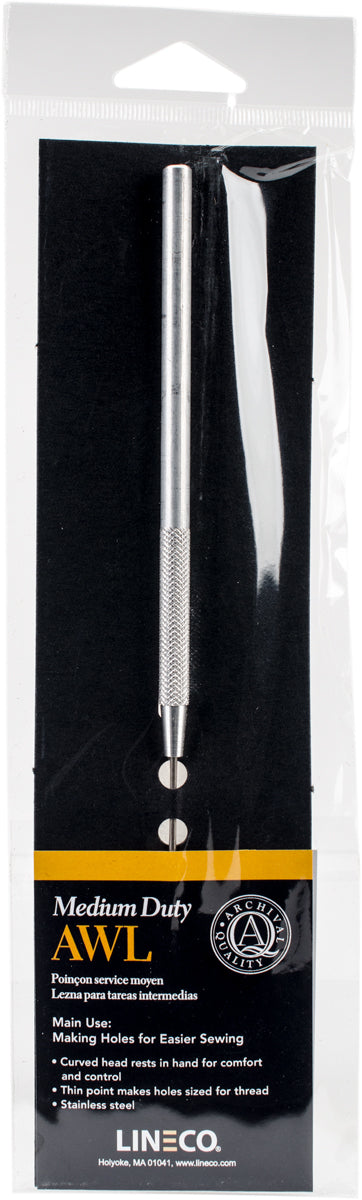 Lineco Awl Medium Duty - Medium Point, Stainless Steel