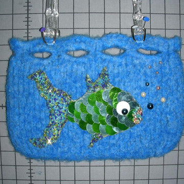 Something Fishy Felted Bag