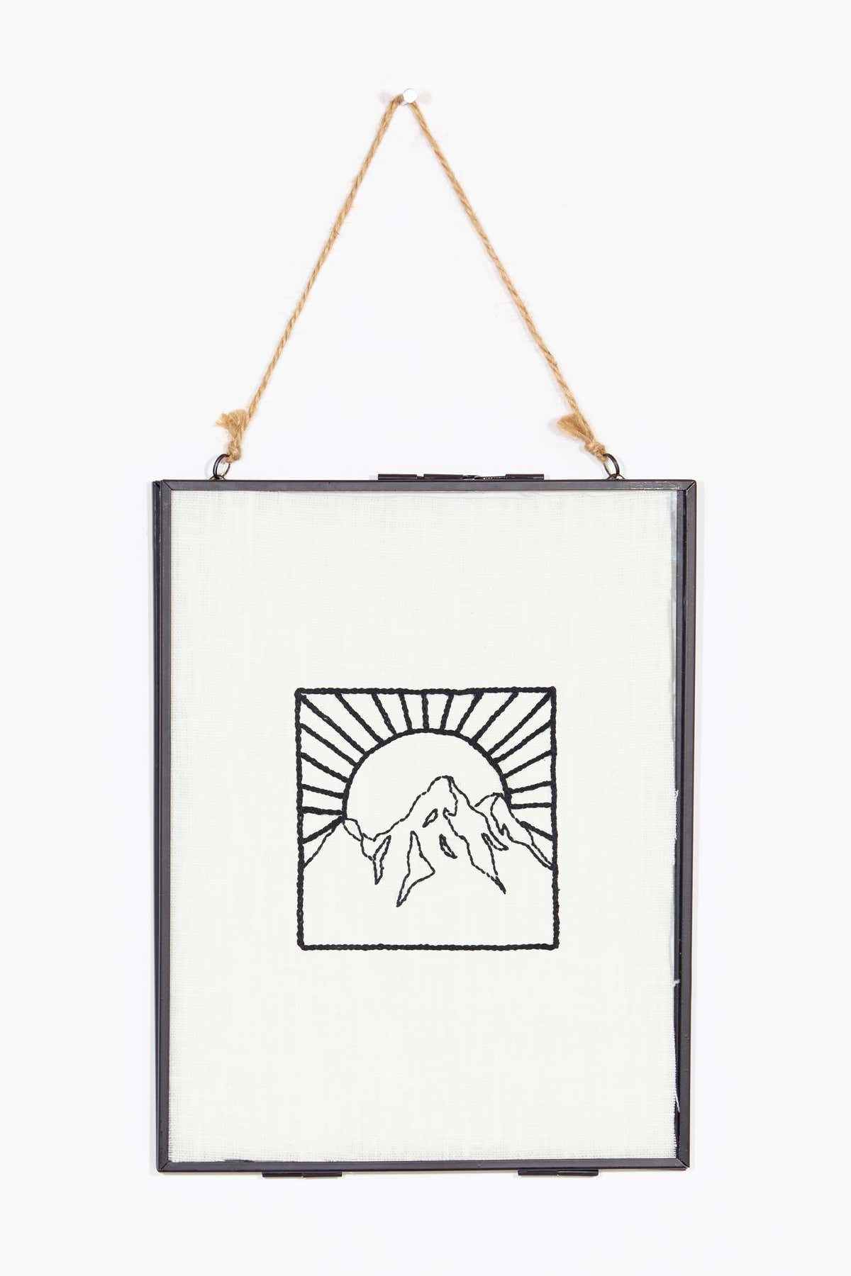 Mountain + Sun  in DMC - PAT0057 -  Downloadable PDF