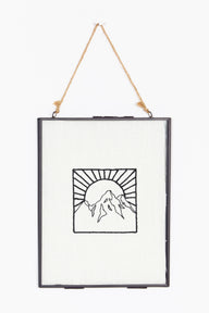 Mountain + Sun  in DMC - PAT0057 -  Downloadable PDF
