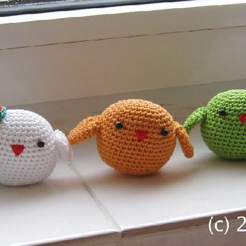 Four Seasons Birds Amigurumi Crochet Pattern