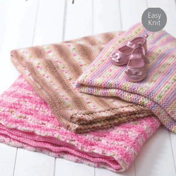 Blankets in Hayfield Baby Blossom Chunky - 4676 - Leaflet