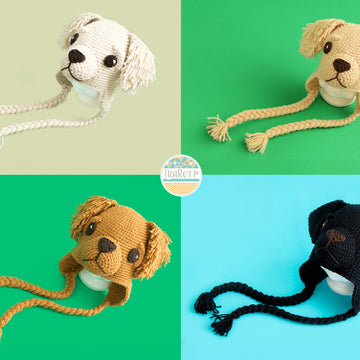 Leo The Labrador and Golden Retriever Hat