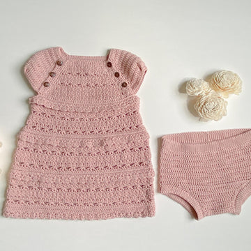 Cotton Candy Baby Dress