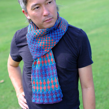 Kimonogara Scarf and Mitts Set