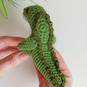 Crochet alligator pattern, easy crochet amigurumi crocodile