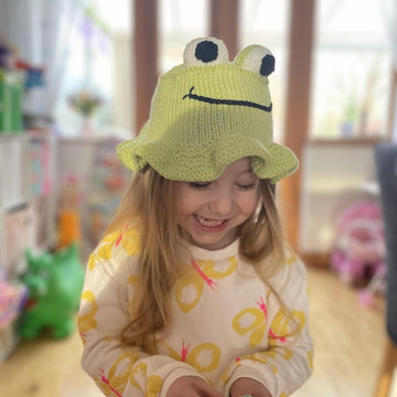 Kids Frog Bucket Hat