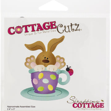 CottageCutz Dies - Teacup Bunny 2.4"X3"