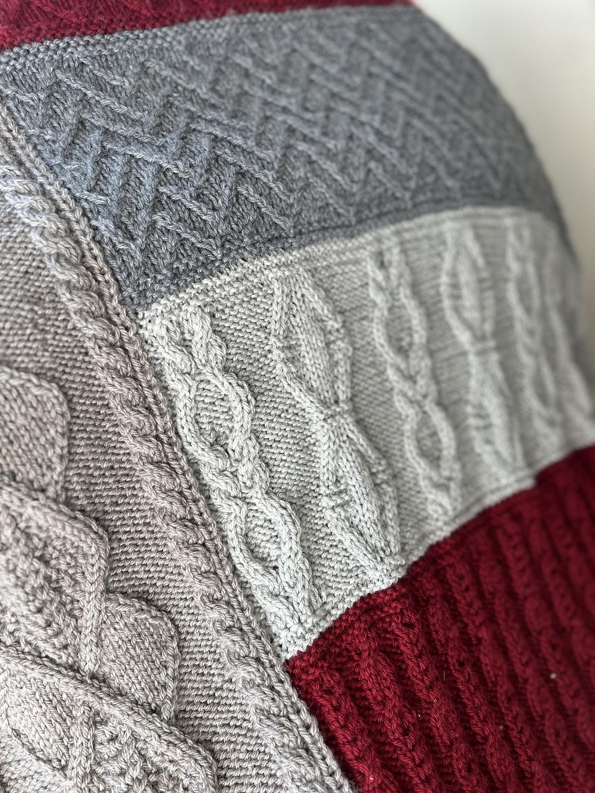 Seamless Joy Cable Afghan