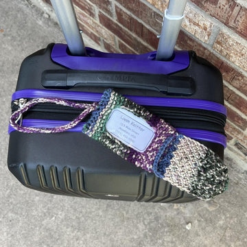 Luggage Tag -- a loom knit pattern