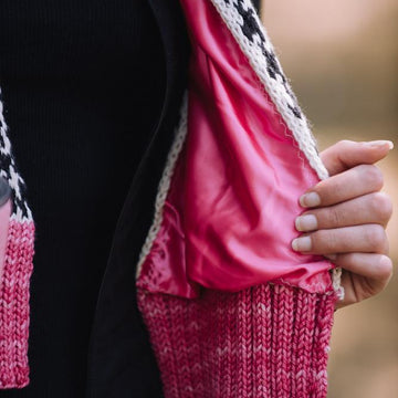 Houndstooth Color POP Scarf