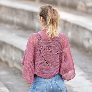 Lace Heart Summer Shrug