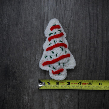Christmas Tree Cake Little Debbie Amigurumi Food