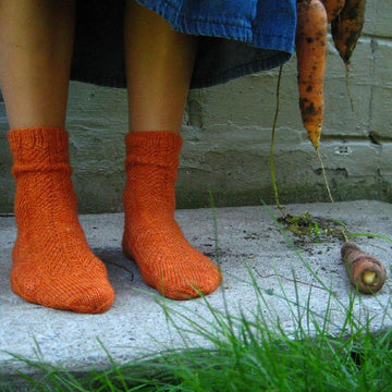 Roasted Carrot Socks