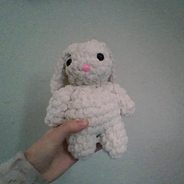Crochet Bunny With Overalls
