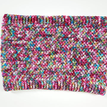 Colorful Woven Stitch Cowl