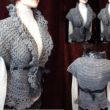 469 LACY SHRUG, age 12 to adult XL