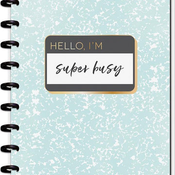 Happy Planner Medium Notebook W/60 Sheets - Very Busy, Lined