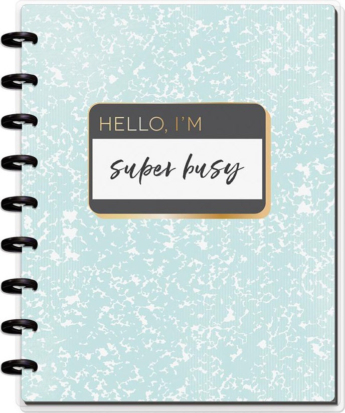 Happy Planner Medium Notebook W/60 Sheets - Very Busy, Lined
