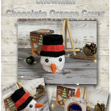 Snowman Chocolate Orange Cover Knitting Pattern