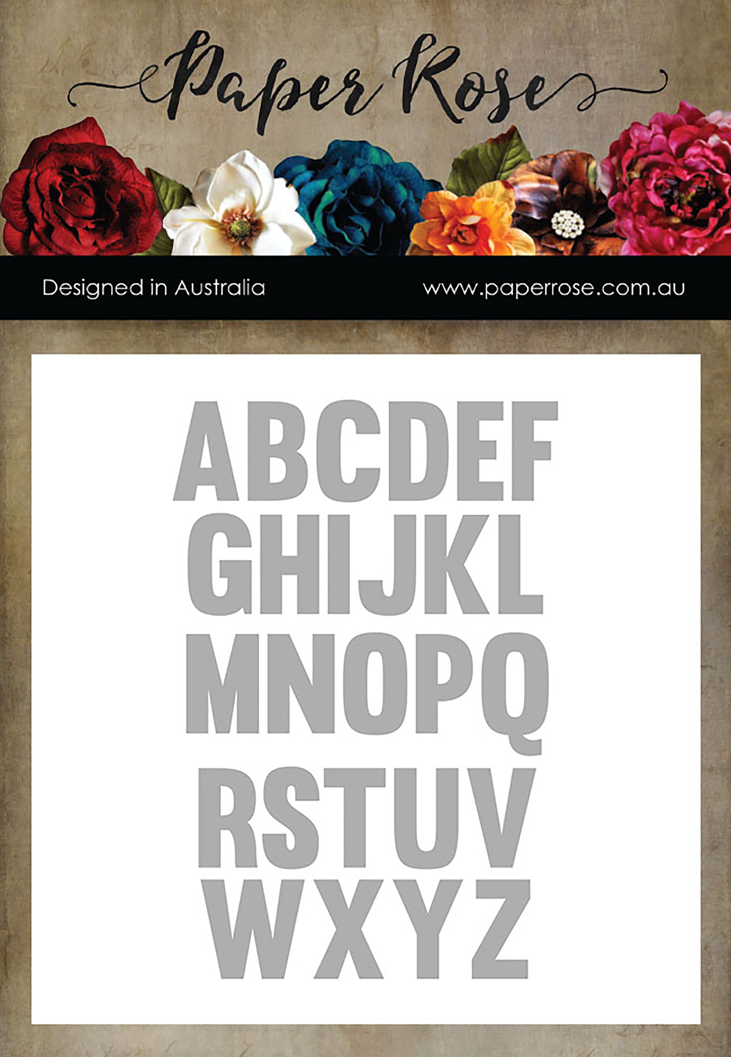 Paper Rose Dies - Alphabet