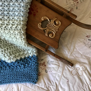 Antique Sled Baby Blanket