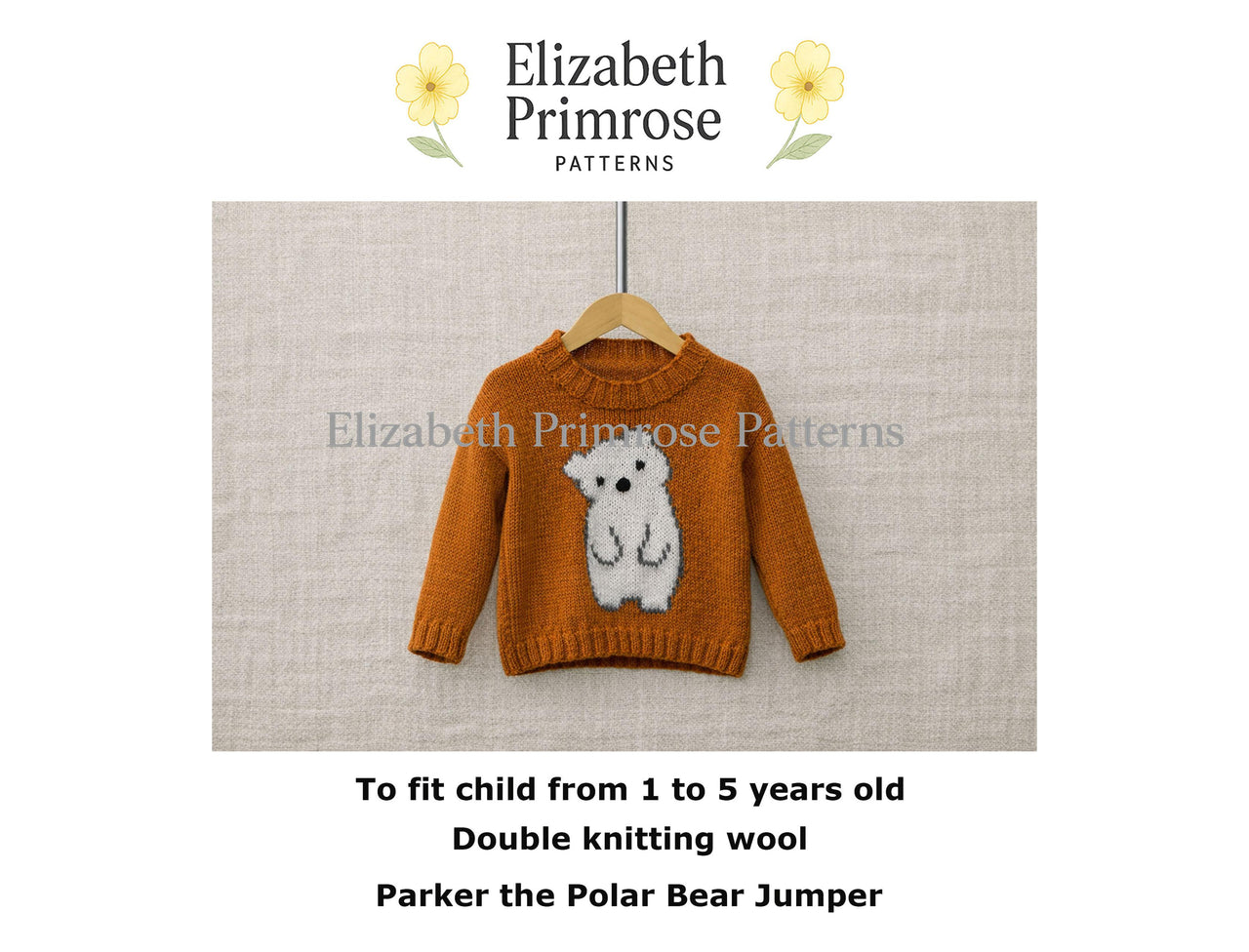 Parker the Polar Bear Jumper P174
