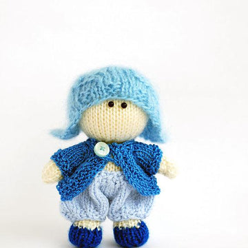 Small Boy Doll in the blue hat