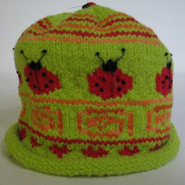 "Ladybugs Bring Good Luck" Beanie and Booties