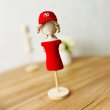 Amigurumi doll clothes, crochet doll clothes, winter doll coat