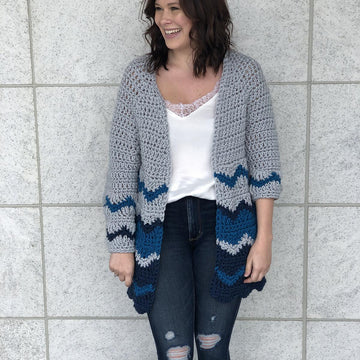 Chevron Cardi