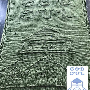 Nr. 350 Church God Jul guest towel