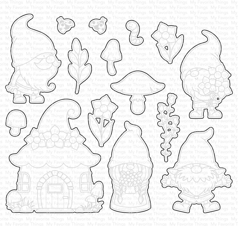 My Favorite Things Die-namics Die - Hanging With My Gnomies