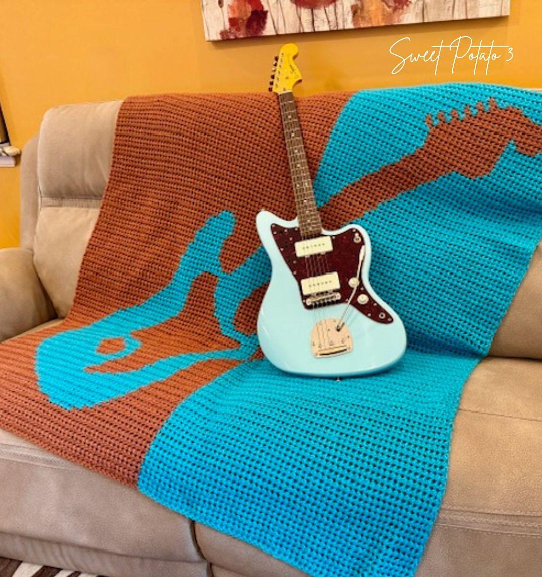Electric Guitar Blanket