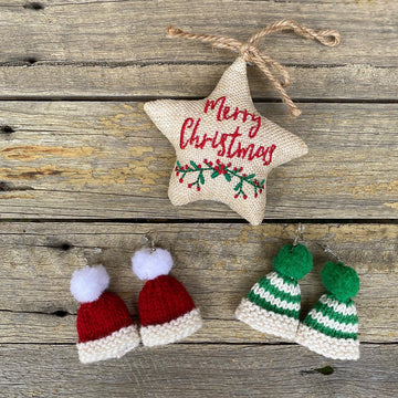 Santa Sleigh Bells Mini Beanies