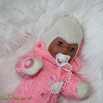 Cabled jumpsuit baby doll