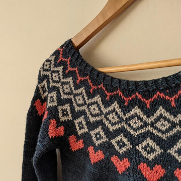 Fairisle Hearts Sweater