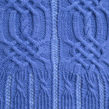 Sebago Cabled Shawl