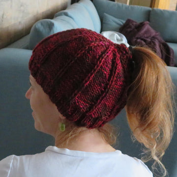 Button Ponytail Hat